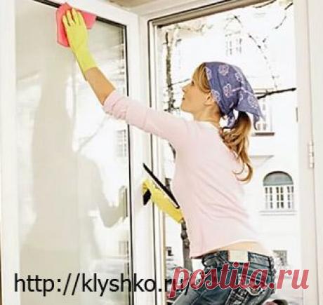 Уход за пластиковыми окнами, чем и когда