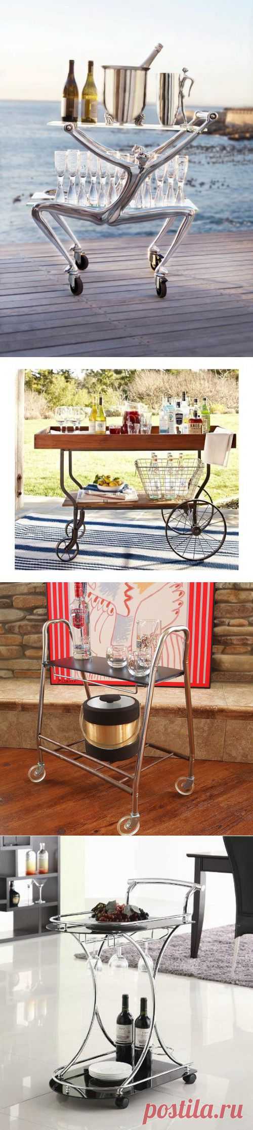 35 примеров столиков-официантов и идеи их применения | ВСЁ ДЛЯ ДОМА