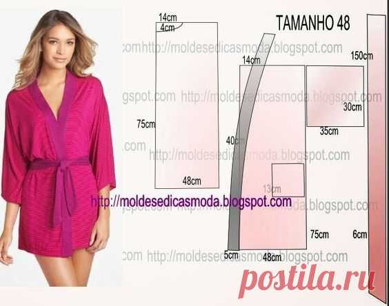 1000+ ideas about Moda e Dicas de Costura: ROBE FÁCIL DE FAZER on Pinterest | Sew