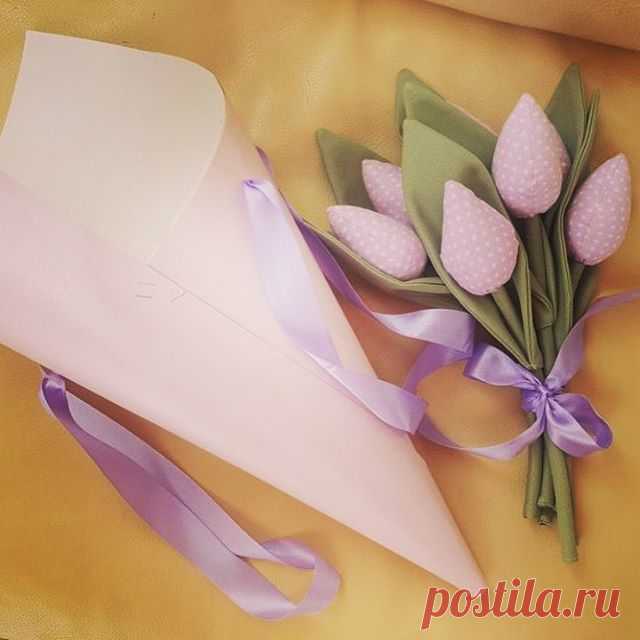 #тюльпаны#из#ткани#В наличии❣️7 штук!