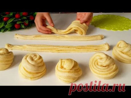 Серьезный Конкурент "Круассану"/Обалденные Сдобные Булочки к Чаю/Идеальное Тесто как Пух/Mazzali.
