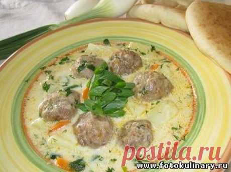 Суп с фрикадельками и плавленым сыром - Первые блюда - Кулинарные рецепты ! - ФотоКулинария