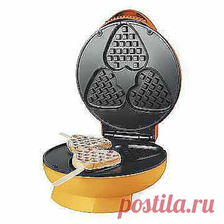 Приготовить настоящие вафли ты сможешь с помощью этой вафельницы. Только представь себе, как ты удивишь своих друзей вкуснейшим лакомством в форме сердечек на деревянной палочке! В комплекте ты найдешь 100 таких палочек!