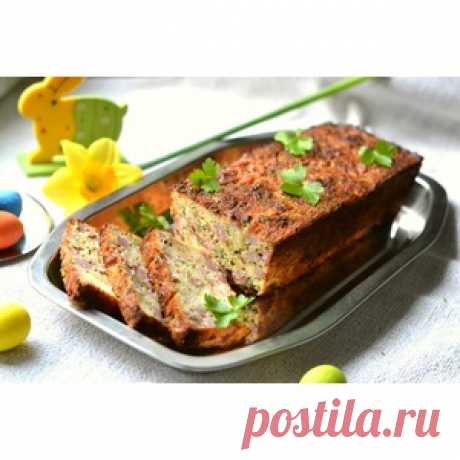 Пасхальный мясной хлеб