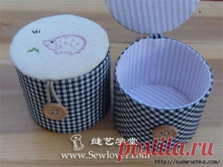 Круглая шкатулка