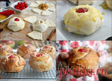 БУЛОЧКИ С ЯБЛОКАМИ