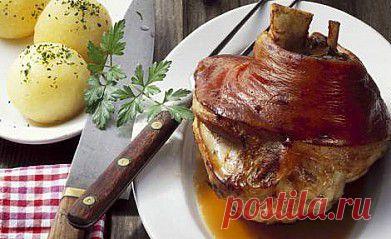 Рецепт приготовления свиной рульки в мультиварке