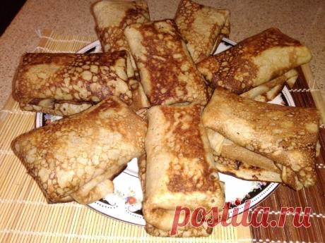 Блинчики фаршированные легким - Простые рецепты Овкусе.ру