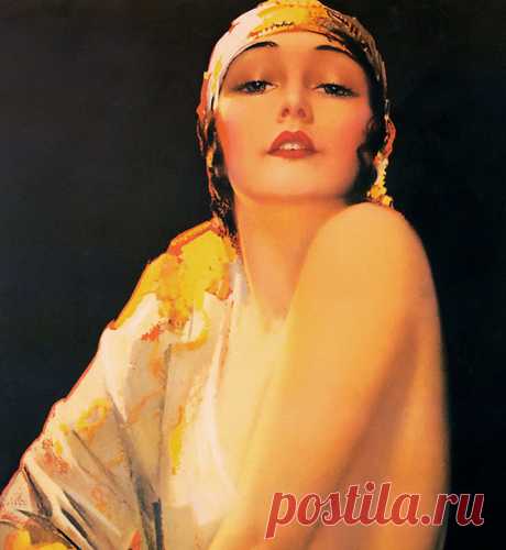 Американские девушки Рольфа Армстронга (Rolf Armstrong) (86 работ) » Картины, художники, фотографы на Nevsepic