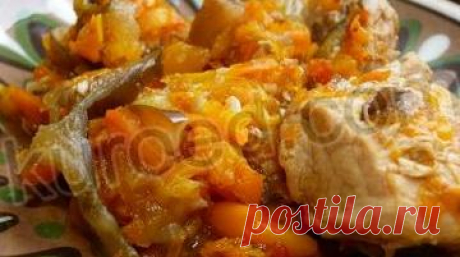 РЕЦЕПТЫ | Мясо тушеное с баклажанами