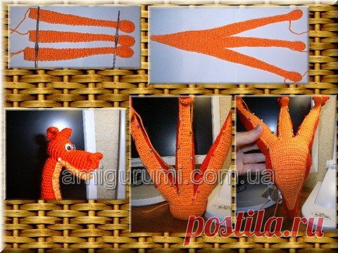 Вязание крючком. Игрушки. Змей Горыныч.