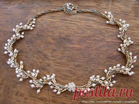 (75) Схемы: Расшитая кольешка простенькая | New bead ideas