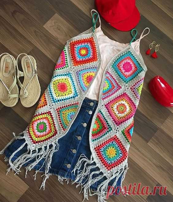 Granny Square: Топы и Сарафаны 