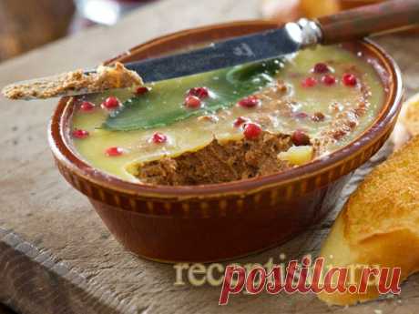 Паштет из куриной печени с нутом