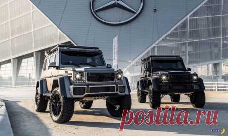 Mercedes-Benz G550 Brabus 4×4 Squared . Чёрт побери