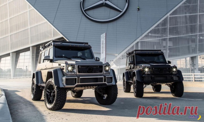 Mercedes-Benz G550 Brabus 4×4 Squared . Чёрт побери