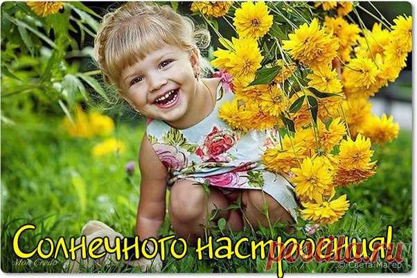 Доброе утро! Прекрасного дня и солнечного настроения!