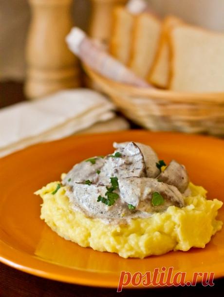 Свиные почки по-льежски