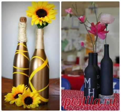 Креативные и оригинальные предметы из стеклянных бутылок После праздников, как правило, всегда остаётся немало опустошённой стеклянной тары. Благодаря своему необычному дизайну некоторые стеклянные бутылки без лишних усилий могут с лёгкостью превратиться в …