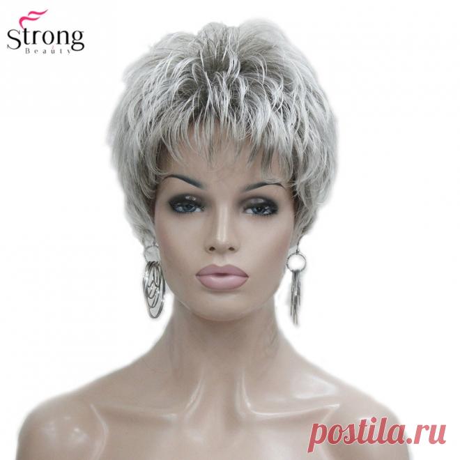 1044.69руб. 25% СКИДКА|StrongBeauty женский парик короткий прямой стрижка Пикси натуральный Хай синтетический монолитный парик Серый/Красный-in Синтетические парики без сеточки from Пряди и парики для волос on AliExpress  Покупай умнее, живи веселее! Aliexpress.com