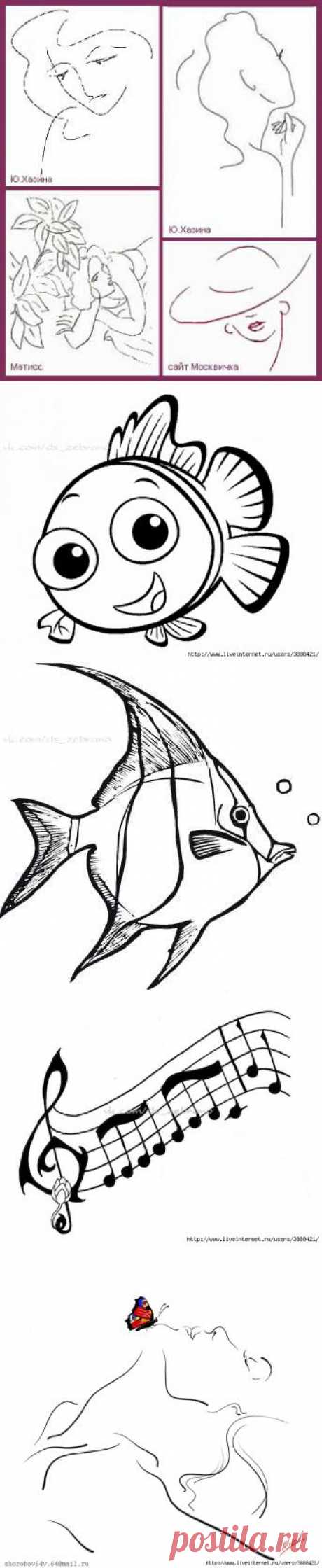 Трафареты на разные темы.