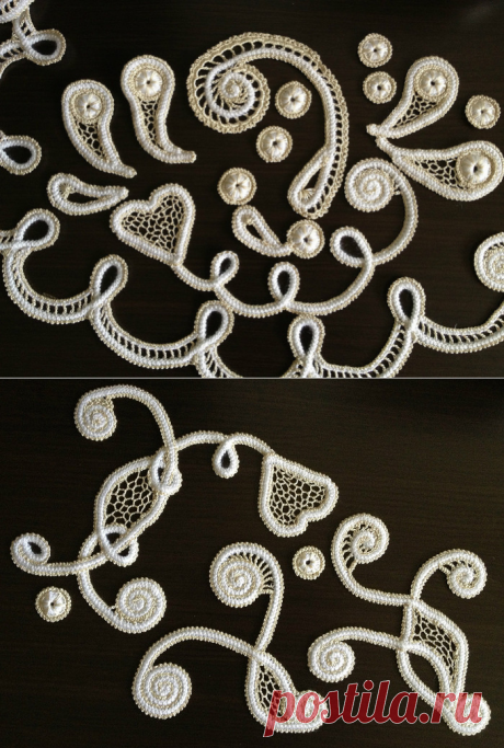 Мотивы из шнуры в ИК