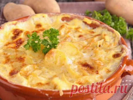 Быстро и вкусно: картофельная запеканка с грибами: press-nice