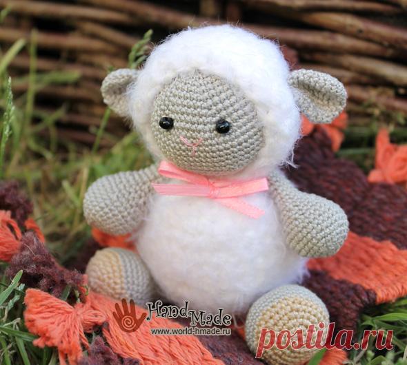 Овечка-амигуруми крючком подробный мастер-класс