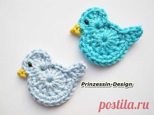 Аппликации крючком