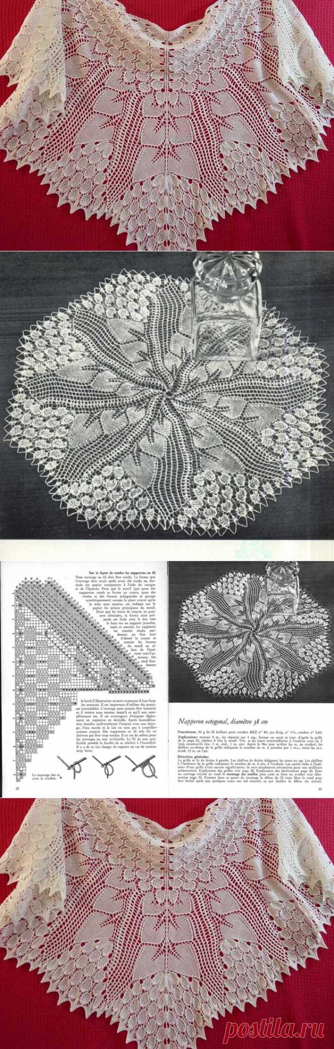 ШАЛЬ И САЛФЕТКА *ЯБЛОНЬКА* - ССЫЛКИ.
