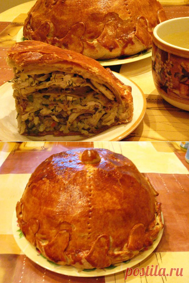 Слоеный курник.