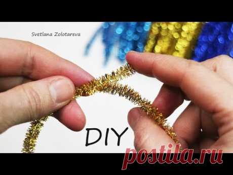 Новогодние ШАРЫ Из Синельной Проволоки 🎄 Идеи Декора На Рождество