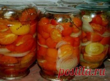 Помидоры маринованные "По-чешски"