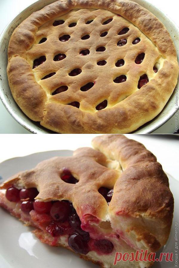 Пирог с вишней.