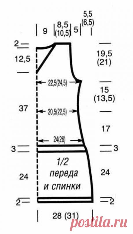 Two color dress free pattern