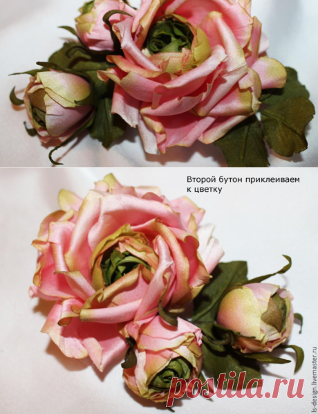 Мастер-класс: создаем «Шелковую бутоньерку роз» - Ярмарка Мастеров - ручная работа, handmade