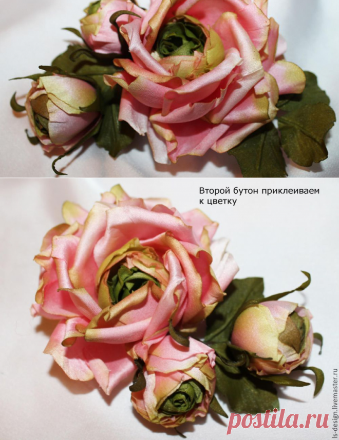 Мастер-класс: создаем «Шелковую бутоньерку роз» - Ярмарка Мастеров - ручная работа, handmade