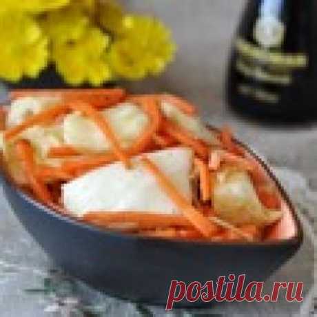 Закуска из капусты с морковью по-корейски Кулинарный рецепт
