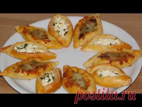 Мини ПИДЕ по турецки с мясной и сырной начинкой