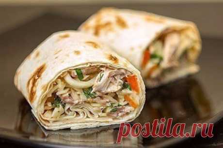 Готовим домашнюю вкусную и полезную Шаверму — закуска которая волнует всех - Скатерть-Самобранка - медиаплатформа МирТесен