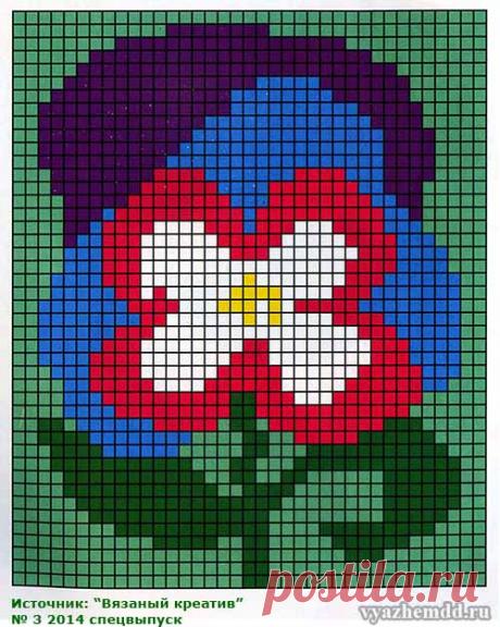 Квадратные прихватки крючком