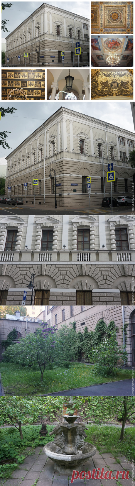 Особняк Тарасова – московская Италия | moscowwalks.ru