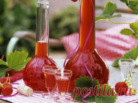 Ликер из клубники в домашних условиях - рецепты