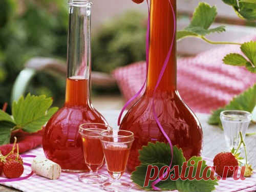 Ликер из клубники в домашних условиях - рецепты