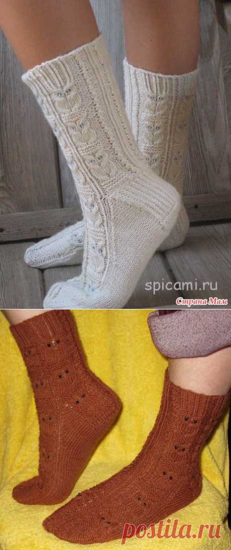 Носки  с совушками - Клуб рукоделия - Страна Мам