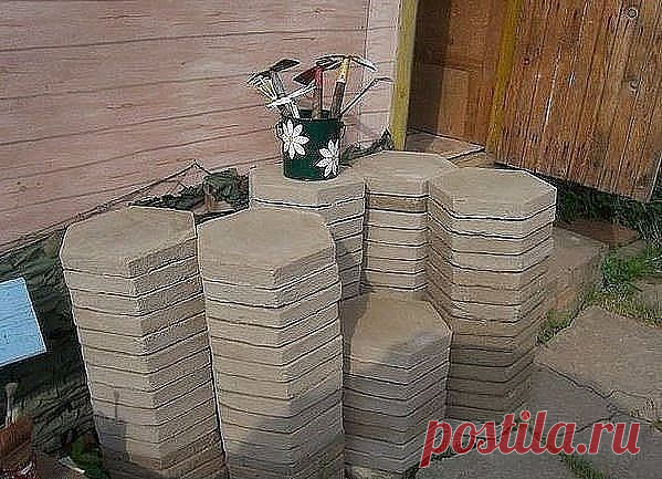 Тротуарная плитка своими руками