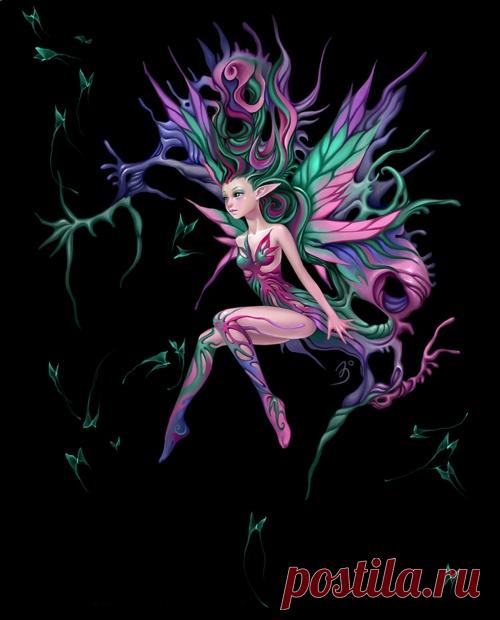 Добрые и не очень феи художницы Анны Игнатьевой(Большая сборка №2) (47 работ) » Картины, художники, фотографы на Nevsepic