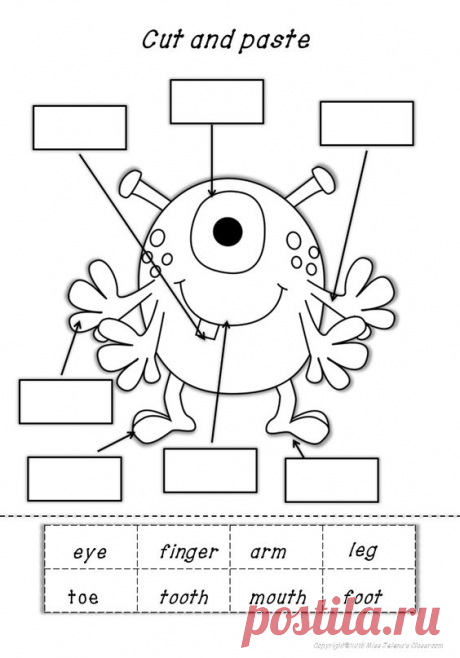 worksheets for kids body parts: 23 тыс изображений найдено в Яндекс.Картинках