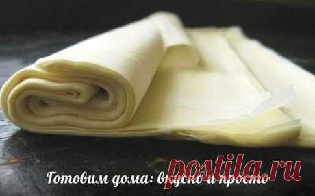 ♥ Греческое тесто фило без яиц