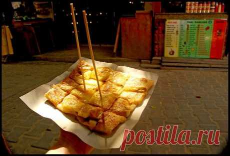 Тайские блинчики с бананом Роти Клуай: рецепт с фото